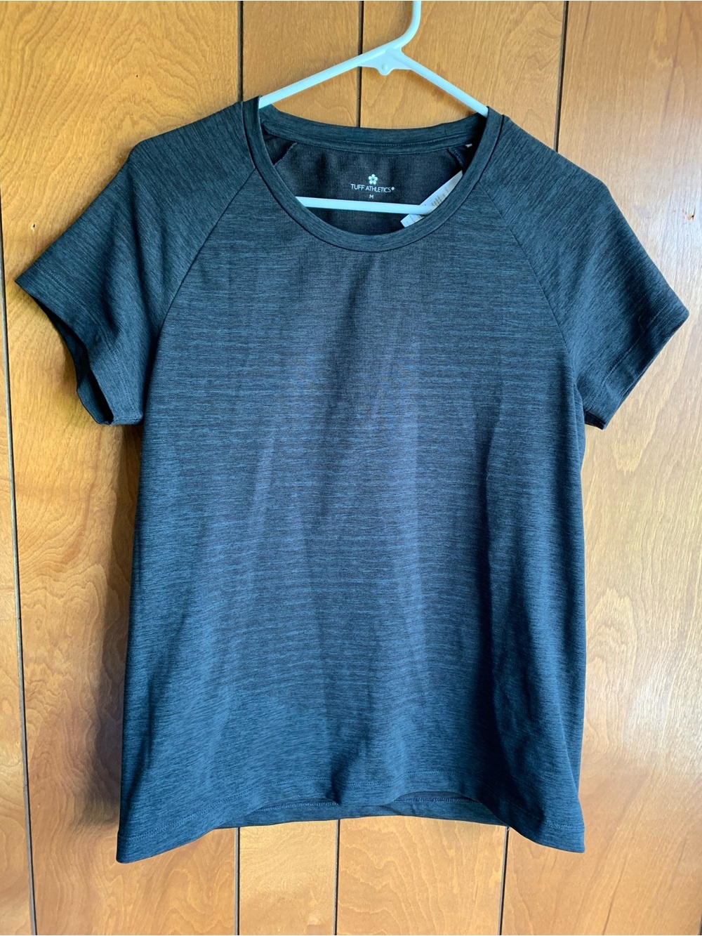 Tuff Athletics Women's Short Sleeve Crewneck Tee - Charcoal Black